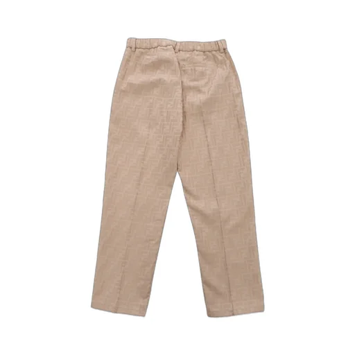 Fendi Kids Logo Monogrammed Straight-Leg Pants