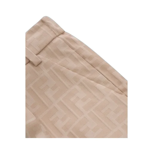 Fendi Kids Logo Monogrammed Straight-Leg Pants