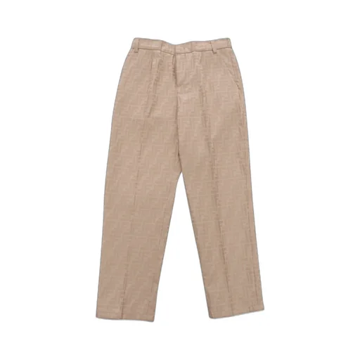 Fendi Kids Logo Monogrammed Straight-Leg Pants