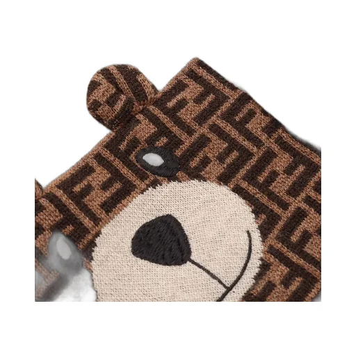 Fendi Kids Animal Motif Crewneck Jumper