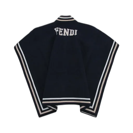Fendi Kids Ff Intarsia Cape