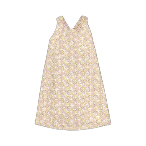 Fendi Kids Monogram Motif Sleeveless Dress