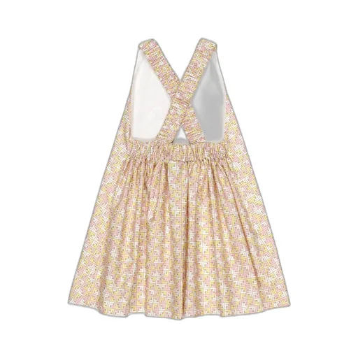Fendi Kids Monogram Motif Sleeveless Dress