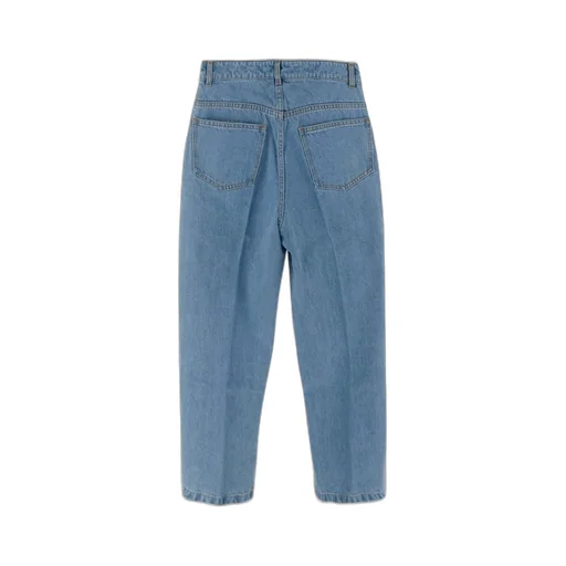 Fendi Kids Double F Straight Leg Denim Jeans