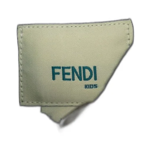 Fendi Kids Logo Embroidered Curved Hem Shirt