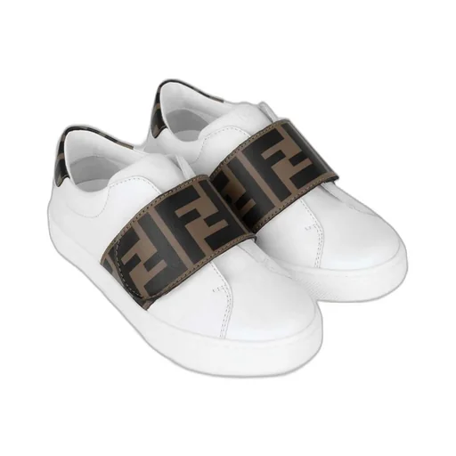 Fendi Kids Logo-Printed Sneakers