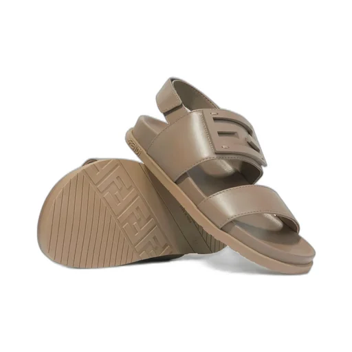 Fendi Kids Ff Logo Sandals