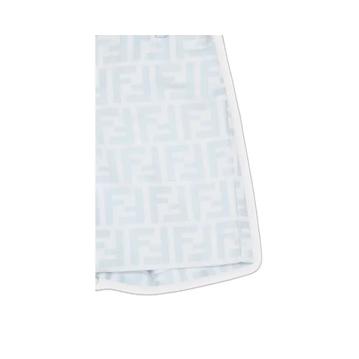 Fendi Kids Ff Jacquard Short-Sleeved Romper
