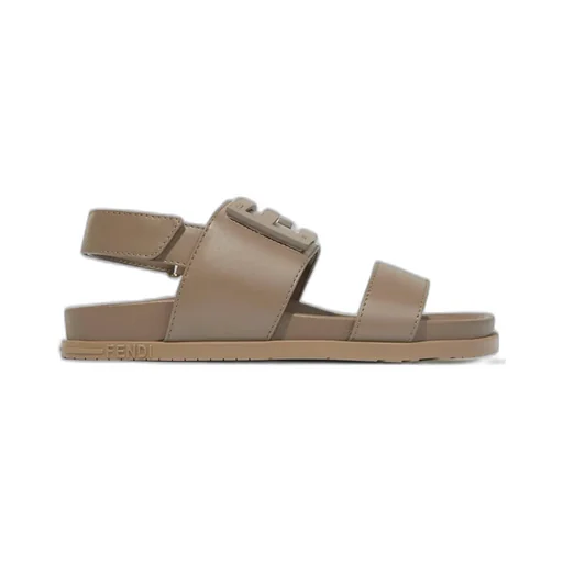 Fendi Kids Ff Logo Sandals