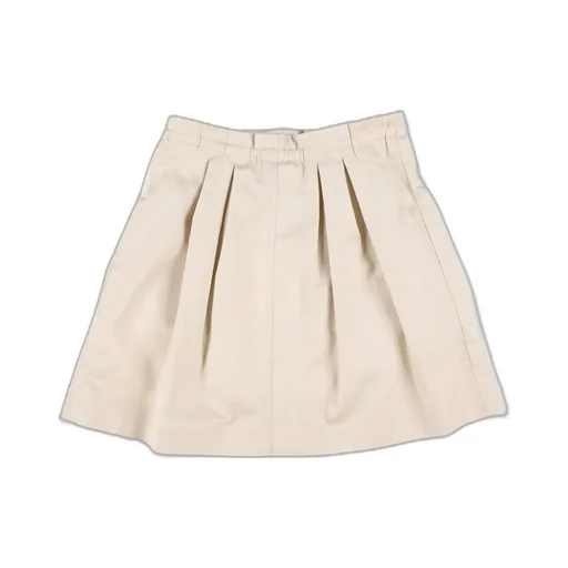 Gucci Kids Logo Plaque Pleated Skirt