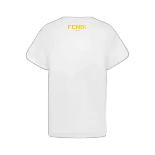 Fendi Kids Pattern-Printed Crewneck T-Shirt
