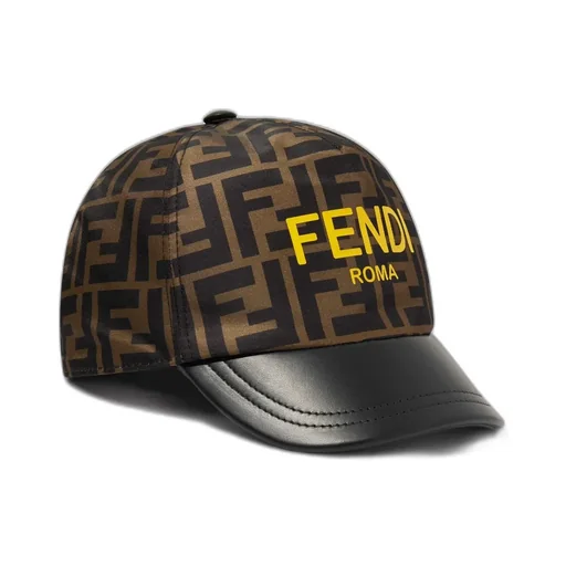 Fendi Kids Logo Printed Baseball Cap