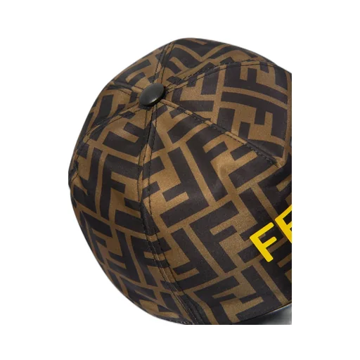 Fendi Kids Logo Printed Baseball Cap