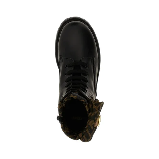 Fendi Kids Junior Biker Ankle Boots