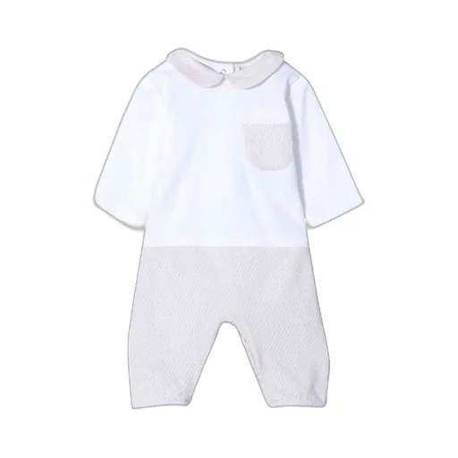 Fendi Kids Ff Patterned Babygrow Set