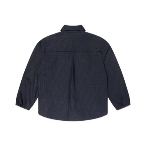 Fendi Kids Lightweight Jacquard Shirt Jacket