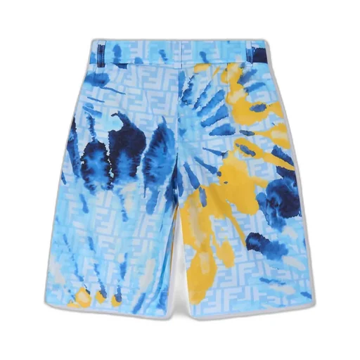 Fendi Kids Tie Dyed Shorts