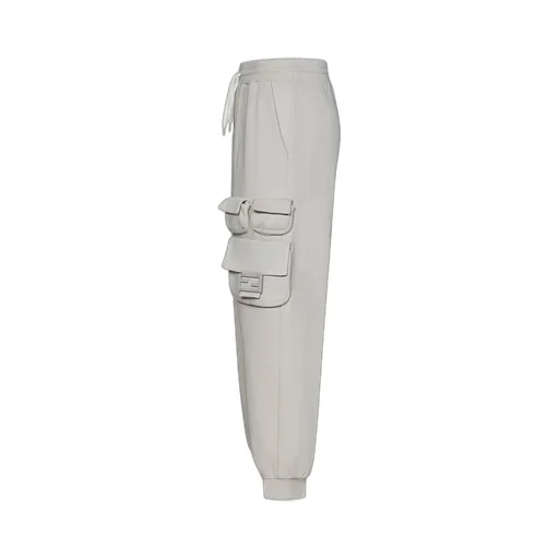 Fendi Kids Pocket-Detailed Drawstring Trousers