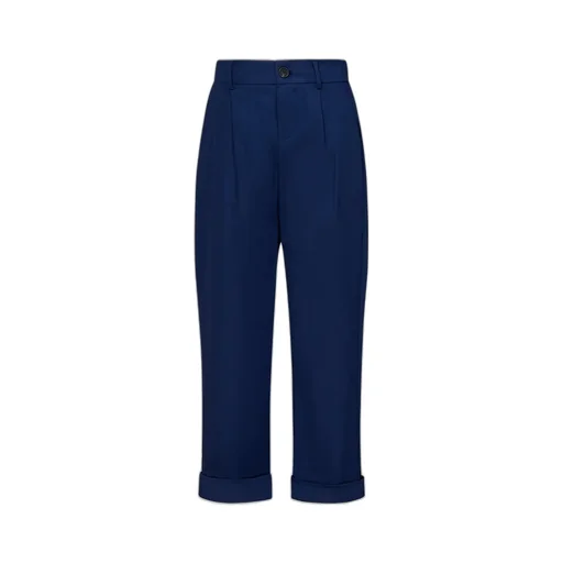 Fendi Kids Logo Patch Straight Leg Trousers