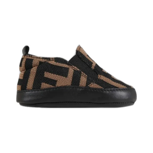 Fendi Kids Ff Motif Slip-On Sneakers