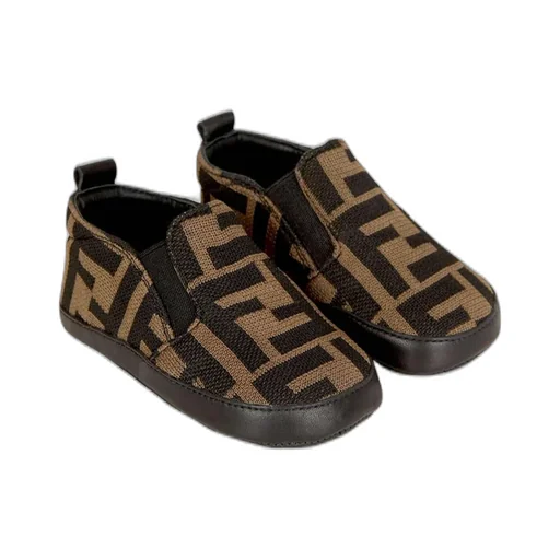 Fendi Kids Ff Motif Slip-On Sneakers
