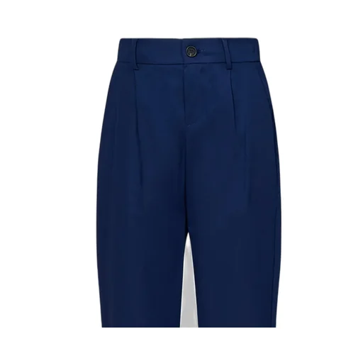 Fendi Kids Logo Patch Straight Leg Trousers