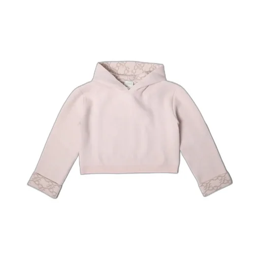 Fendi Kids Long-Sleeved Knitted Hoodie