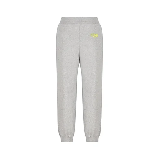 Fendi Kids Logo Printed Drawstring Sweatpants