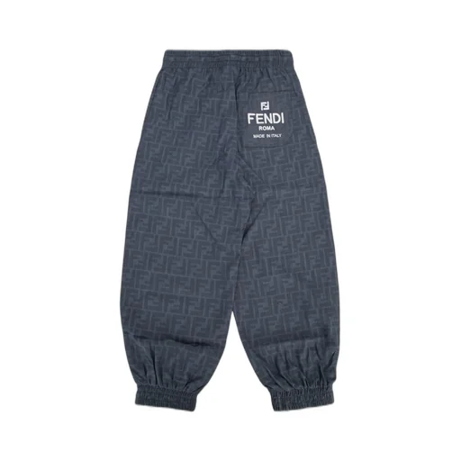Fendi Kids Ff Monogrammed Drawstring Trousers