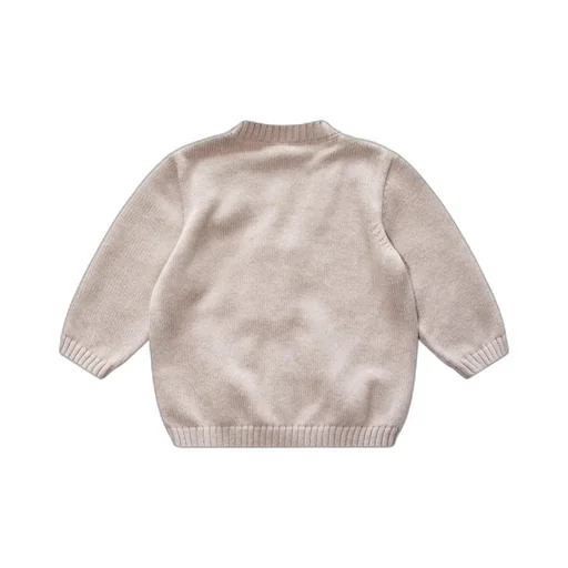 Fendi Kids Logo Detailed V-Neck Knitted Cardigan