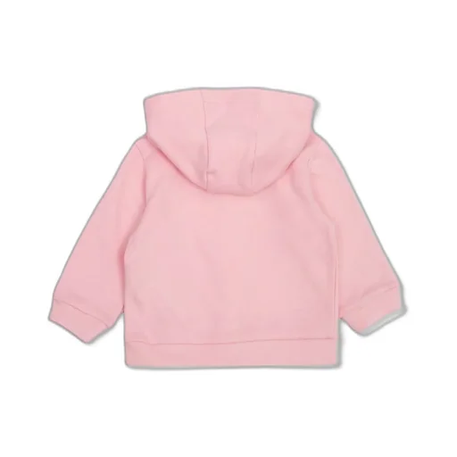 Fendi Kids Logo Patch Zip-Up Hoodie
