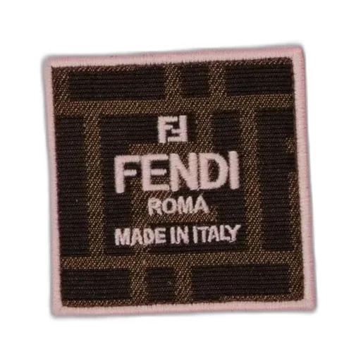 Fendi Kids Logo Patch Zip-Up Hoodie