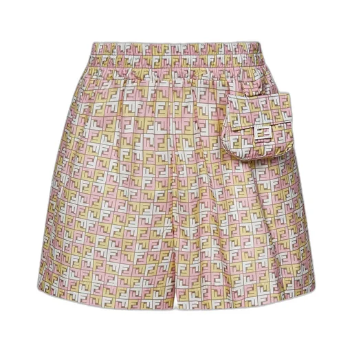 Fendi Kids Ff Printed Elasticated Waistband Shorts