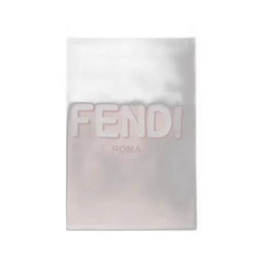 Fendi Kids Logo Terry Embroidered Blanket