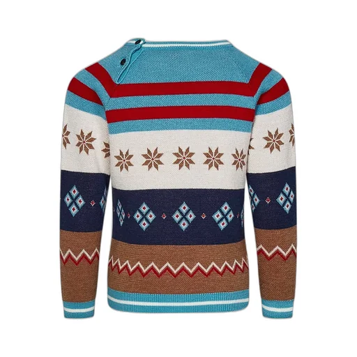 Fendi Kids Jacquard Crewneck Jumper