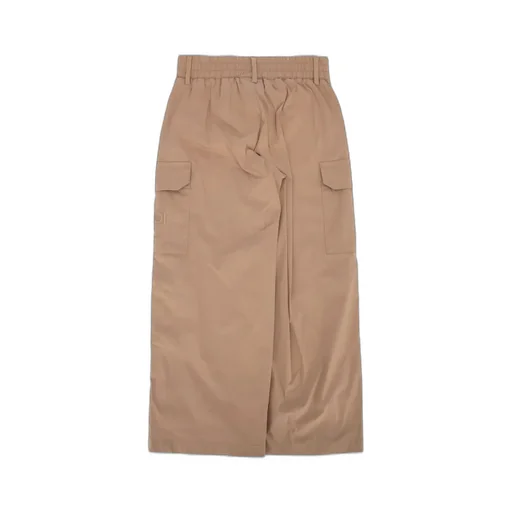 Fendi Kids Logo Embroidered Wide-Leg Pants