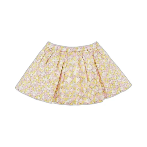 Fendi Kids Ff-Motif Elasticated Waistband Skirt