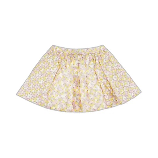 Fendi Kids Ff-Motif Elasticated Waistband Skirt