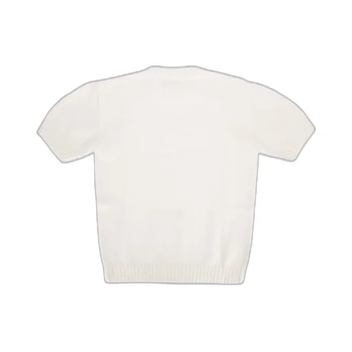 Fendi Kids Ff Short Sleeved Knitted Top