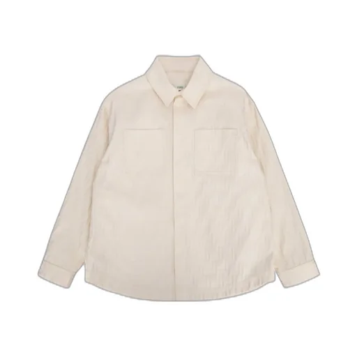 Fendi Kids Ff Jacquard Long Sleeved Jacket