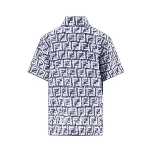Fendi Kids Ff-Printed Short Sleeved Shirt