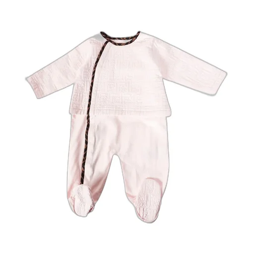 Fendi Kids Ff-Trim Three Pieces Tracksuits