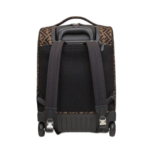 Fendi Kids All-Over Monogram Trolley School Backpack