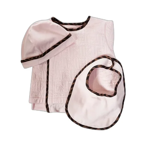 Fendi Kids Ff-Trim Three Pieces Tracksuits