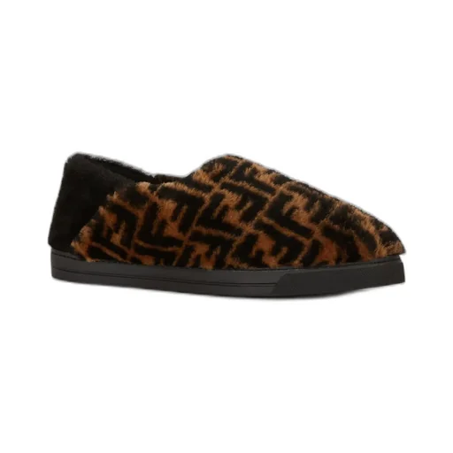 Fendi Kids Ff Motif Loafers