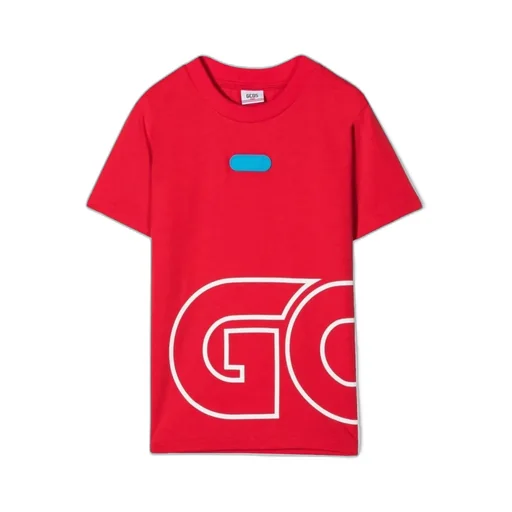 Gcds Logo Print Jersey T Shirt Boy