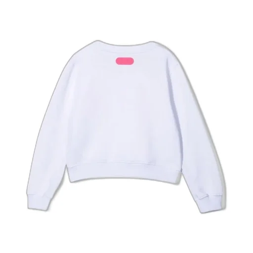 Gcds Cropped Logo Sweatshirt Girl