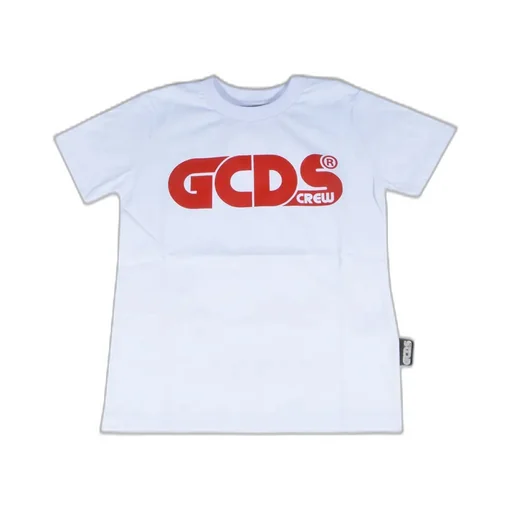 Gcds Kids Logo Printed Crewneck T-Shirt