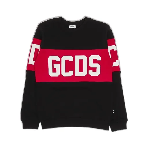 Gcds Kids Logo Printed Crewneck Sweatshirt