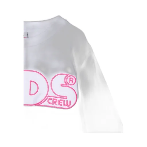 Gcds Cropped Logo Sweatshirt Girl